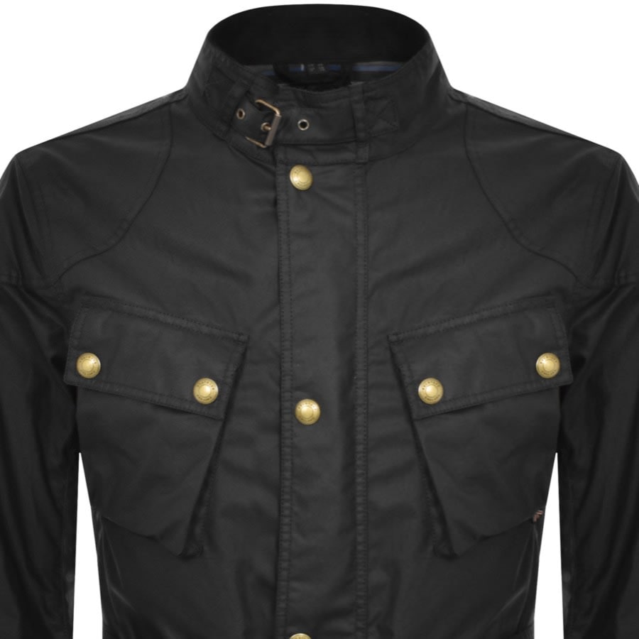 【関税込み】Belstaff ブラック Hockley スウェットシャツ Men's Heavyweight Cotton Fleece Hockley Sweatshirt in Black